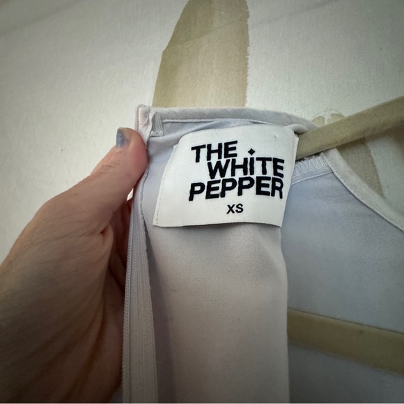 ASOS/ The White Pepper White Collared Dress - Picture 9 of 9